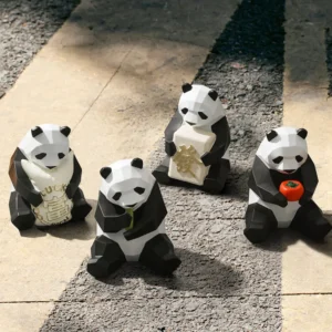 WPDTOM000001-0005-03 Geometric Panda Desk Decor Ornament
