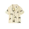 WPCTPM000198-0201-02 Cute Lazy Panda Print Women Pajama Set for Home Wear