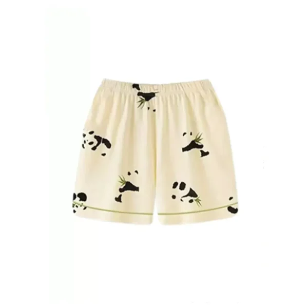 WPCTPM000198-0201-03 Panda Print Pajama Set for Home Wear
