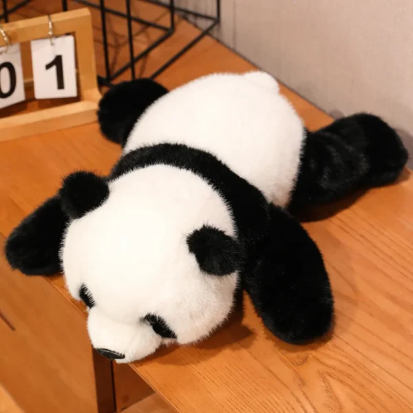 WPDTPT000083-02 Cute Realistic Giant Panda Plush Toy Doll