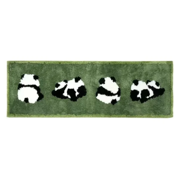 WPHHCR000057 Panda Long Bedside Rug