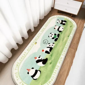 WPHHCR000067-01 Cartoon Panda Bedroom Rug