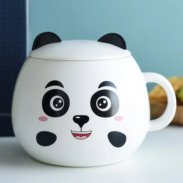 WPLSCPMU0178-01 Creative Cartoon Panda Head Shaped Mug