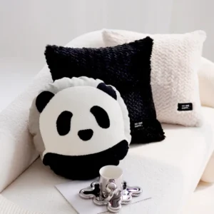 WPHHCS000001-01 Panda Round Sofa Cushion