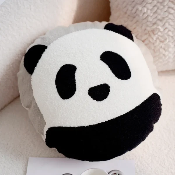 WPHHCS000001-02 Cartoon Cute Panda Round Sofa Cushion