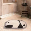 Cartoon Imitation Cashmere Non-Slip Panda Floor Mat Home Rug