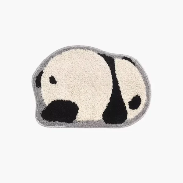 Cartoon Panda Floor Mat Home Rug