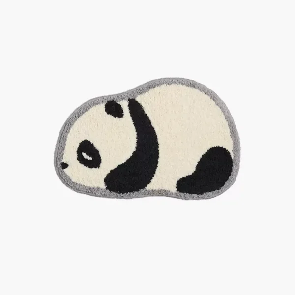 Cartoon Panda Floor Mat Home Rug