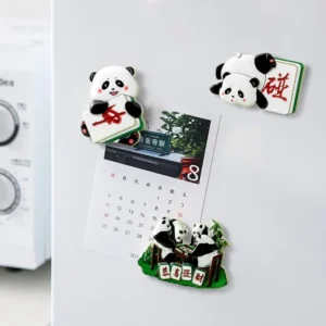 Panda Mahjong Fridge Magnet
