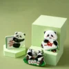 WPDCFM000006-0010-02 Cartoon Panda and Mahjong 3D Fridge Magnet