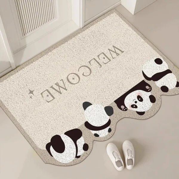 WPHHCR000074-0079-01 Cartoon Panda Doormat Floor Mat