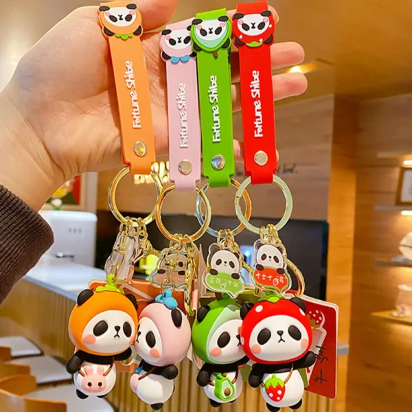 Cartoon Panda Keychain Bag Pendant