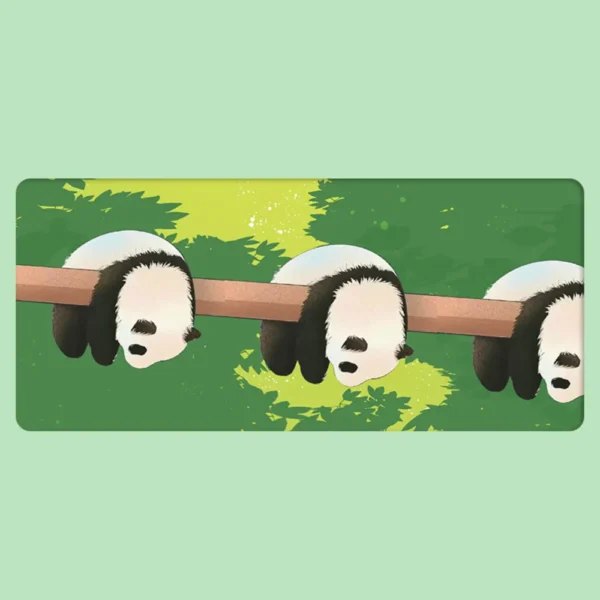 WPASMP000001 Cartoon Panda Large Mouse Pad