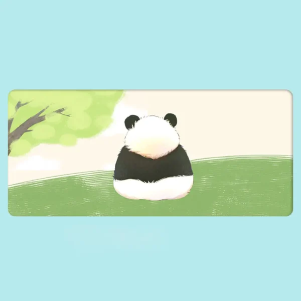 WPASMP000002 Cartoon Panda Large Mouse Pad