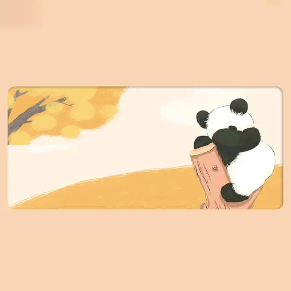WPASMP000003 Cartoon Panda Large Mouse Pad