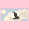 WPASMP000004 Cartoon Panda Large Mouse Pad