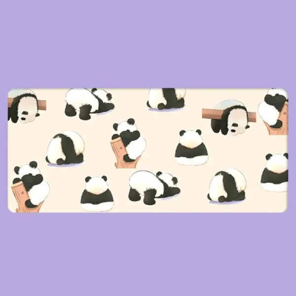 WPASMP000006 Cartoon Panda Large Mouse Pad