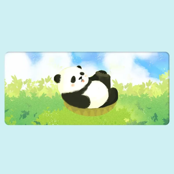 WPASMP000009 Cartoon Panda Large Mouse Pad