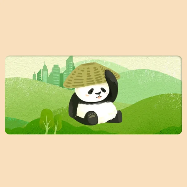 WPASMP000010 Cartoon Panda Large Mouse Pad