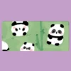 WPASMP000011 Cartoon Panda Large Mouse Pad