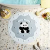 WPHHCR000063 Cartoon Panda Non-Slip Shower Mat Bathroom Rug