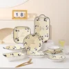 WPHHTW000175-0182-01 Cartoon Panda Tableware Plates Bowls