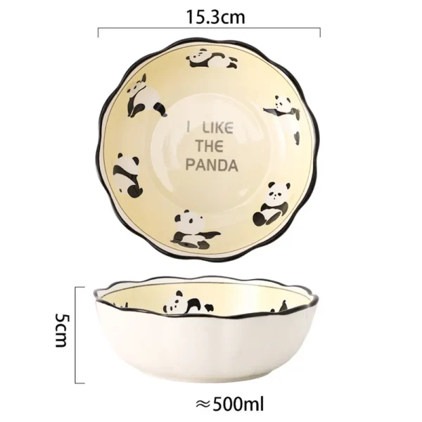 WPHHTW000181 Cute Panda 6-inch Bowl
