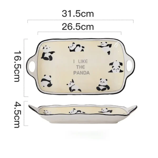 WPHHTW000178 Panda Double-Handle Plate