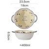WPHHTW000179 Cartoon Panda Tableware Set Ceramic Dinner Plates, Bowls