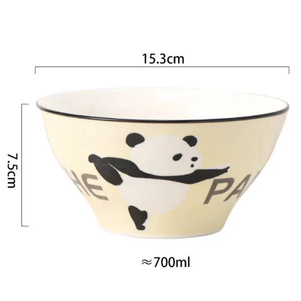 WPHHTW000180 Cute Panda 6-inch Bowl