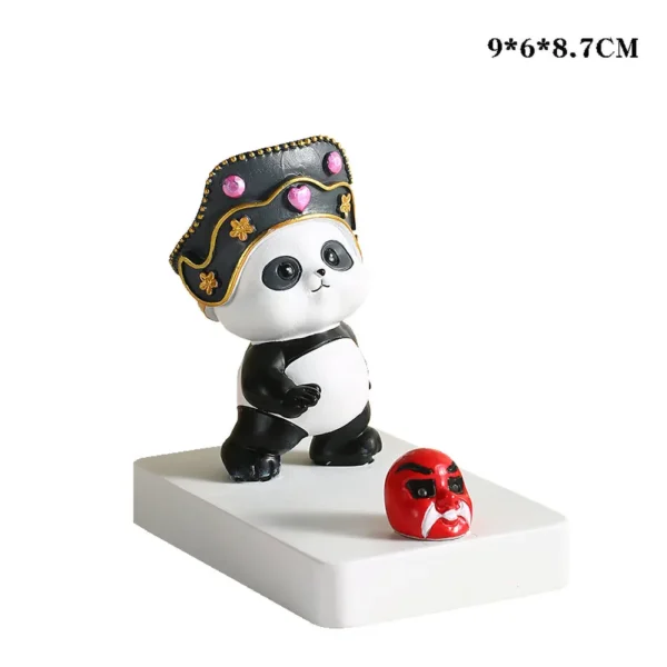 Chinese Cultural Creative Panda Phone Holder, Desk Decor