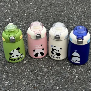 WPLSCPTM0110-0117-03 Colorful Cartoon Panda Portable Thermos