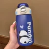Colorful Cartoon Panda Portable Thermos Cup