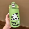 Colorful Cartoon Panda Portable Thermos Cup