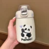 Colorful Cartoon Panda Portable Thermos Cup
