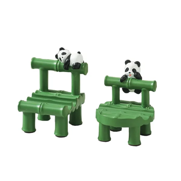 WPASPH000323-0326-00 Panda and Bench Phone Holder Desk Decor