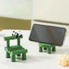 WPASPH000323-0326-01 Panda and Bench Phone Holder Desk Decor