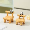 WPASPH000323-0326-02 Panda and Bench Phone Holder Desk Decor