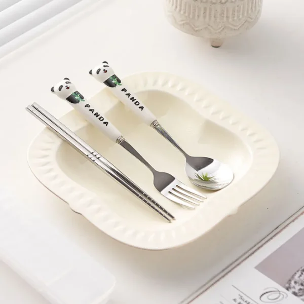 Panda Portable Cutlery Set