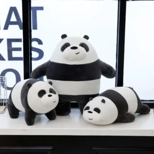 WPDTPT000089-0097 Cute Cartoon Panda Plush Cushion Pillow Toy