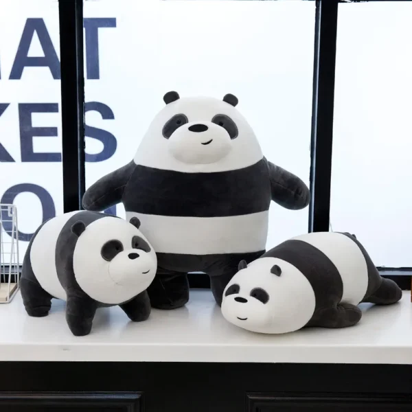 WPDTPT000089-0097 Cute Cartoon Panda Plush Cushion Pillow Toy