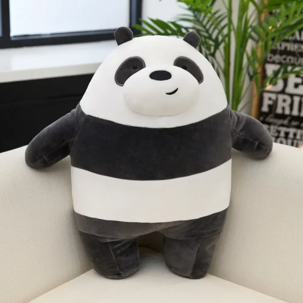 WPDTPT000089 Cute Cartoon Giant Panda Plush Cushion Pillow Toy