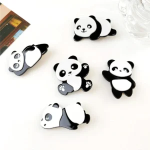 WPDCHA000206 Cute Cartoon Panda Series Hair Clips