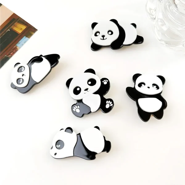 WPDCHA000206 Cute Cartoon Panda Series Hair Clips