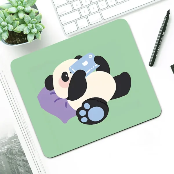 Cute Cartoon Panda Small Mouse Pad Desk Mat