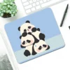 Cartoon Panda Small Mouse Pad Desk Mat