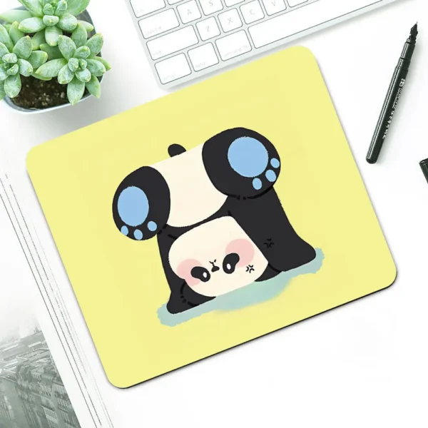 Cartoon Panda Small Mouse Pad Desk Mat