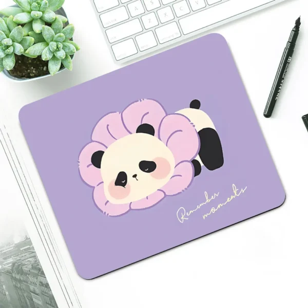 Cute Cartoon Panda Small Mouse Pad Desk Mat
