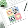 Cute Cartoon Panda Small Mouse Pad Desk Mat