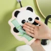 WPCTTW000145-0148-02 Cute Little Panda Thick Absorbent Coral Fleece Hand Towel